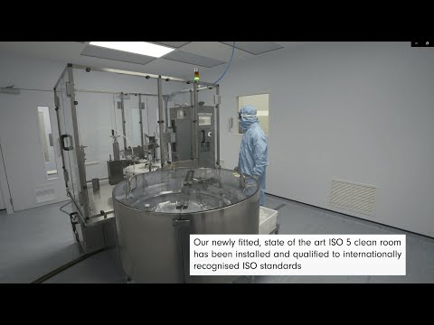 UK ISO 5 Aseptic filling facility | Sterile Filling Company | Contract Filling