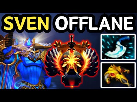 🔥 THIS IS HOW SVEN OFFLANE CONTROLS AND DELETES | DOTA 2 🔥
