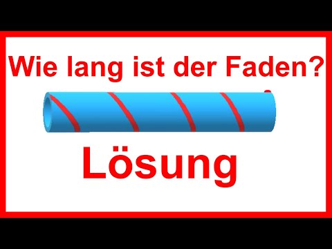 Faden um Zylinder Lösung - 90 % fail - Hast du es geschafft? | LehrerBros