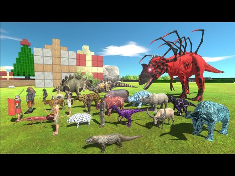 Escape from ALIEN CRYOLOPHOSAURUS - Escape from Monster - Animal Revolt Battle Simulator