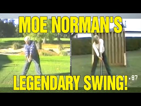 MOE NORMAN GOLF SWING ANALYSIS (SLOW MOTION + INSTRUCTION)!!