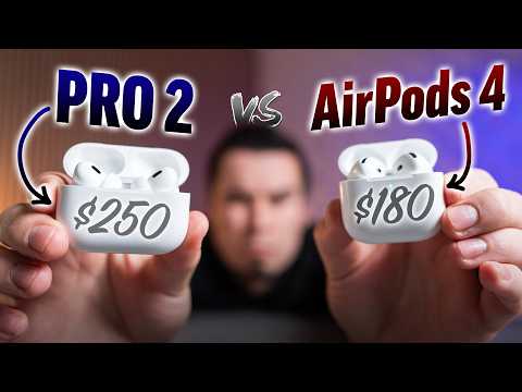 AirPods Pro 2 vs AirPods 4 - Real Differences after 3 Months!