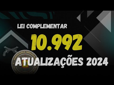 ATUALIZAÇÕES L.C - 10.992 - 2024 (parte 01)