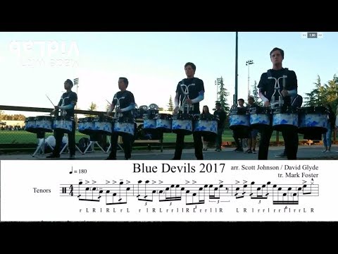 Blue Devils 2017 Tenor Feature - LEARN THE MUSIC [Sheet Music]