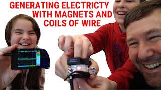 Make Electricity with a Magnet and Coil of Wire