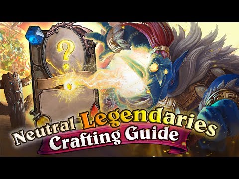 The 20 Best Hearthstone Neutral Legendary Cards. What should I Craft? Great Crafting Guide. Video