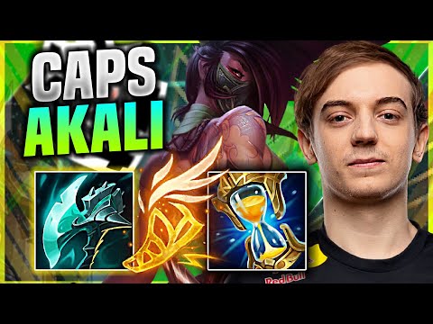 CAPS TRAINING SOME AKALI! - G2 Caps Plays Akali MID vs Ryze! | Season 11