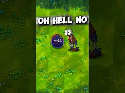Zombies vs Null Nut❓️🧟‍♂️ #pvz #plantsvszombies