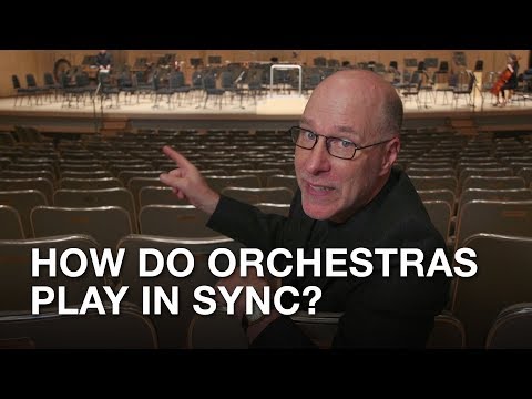 How do orchestras play in sync? Tom Allen explains!