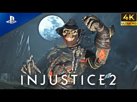 Scarecrow Vs Swamp Thing Insane Fight | Injustice 2