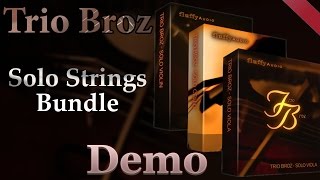 Video thumbnail for Fluffy Audio - Trio Broz Solo Strings Bundle Demo by Mistaken Enemy