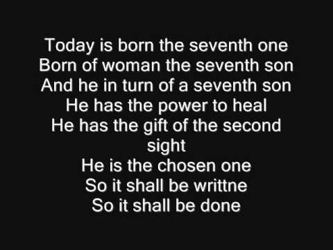 Iron Maiden - Seventh Son of a Seventh Son Lyrics
