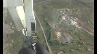 preview picture of video 'Landing at Vardø airport, Svartnes after a flight from Vadsø.'