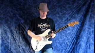Video thumbnail for Blues Rock No.3 - Fender American Vintage 62 Hot Rod Stratocaster by Rick G