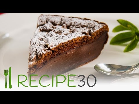 MAGIC CHOCOLATE CUSTARD CAKE - By www.recipe30.com