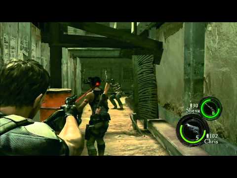 Resident Evil 5 Co-op Walkthrough w/ Brockcold Part 6 - Team Work