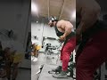 Back thickness workout on the Pit Shark Machine