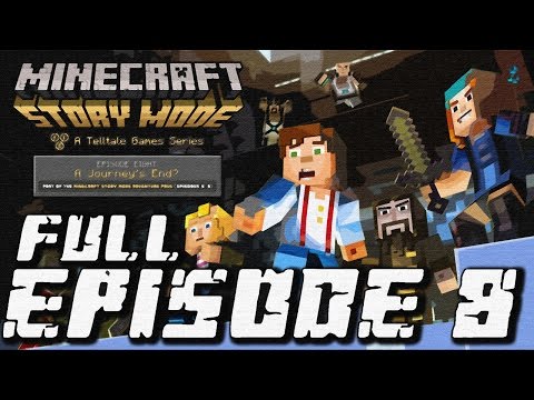 Minecraft: Story Mode - Full Episode 8: A Journey's End Walkthrough 60FPS HD