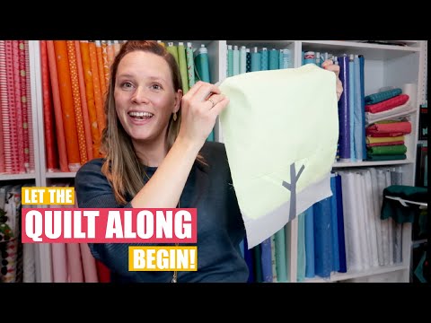 Sewing blocks for the One Two Tree Quilt Along