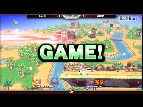 VS Weekly 12/1/16 - Winners Semis - Xaltis (Rosa/WiiFit) vs. Seibrik (MK) - Smash 4