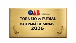 JOGOS DE FUTSAL PARÁ DE MINAS 2026
