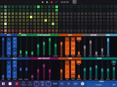 Apps Xynthesizr & Shoom HQ (iPad5 - Zé Osório)