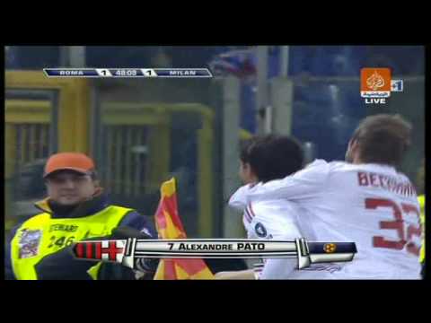 AS Roma vs AC Milan 1-1 Pato 11/01/09 - PATOHOME.COM