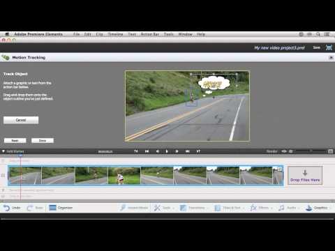Spotlighting a Subject with Motion Tracking in Premiere Elements 12