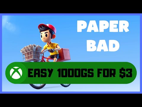 Paper Bad #Xbox Achievement Guide - Very Easy 1000GS for $3