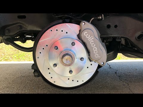 THE LS SWAPPED BOX CHEVY GETS WILWOOD BRAKES AN SLOTTED AN DRILLED ROTORS!!!