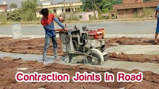What is contraction Joint in concrete ? Concrete ki road me Contraction Joint kyu Diya jata Hai?