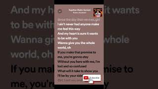 TOGETHER(RADIO VERSION)♥️♥️RUBEN STUDDARD#music #song #lyrics #shorts #nocopyrightmusic
