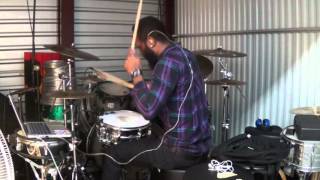 Slow Motion Remix - Drum Cover - Jerome Flood II - Chris Echols