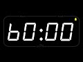 60 MINUTE - TIMER & ALARM - 1080p - COUNTDOWN