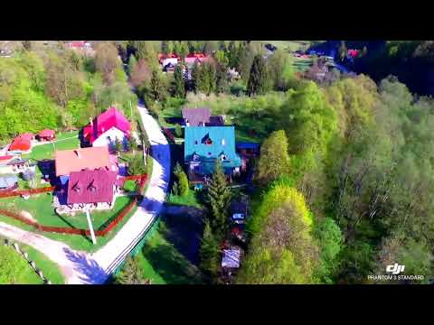 Vila Șucu și Poiana Mărului din dronă.