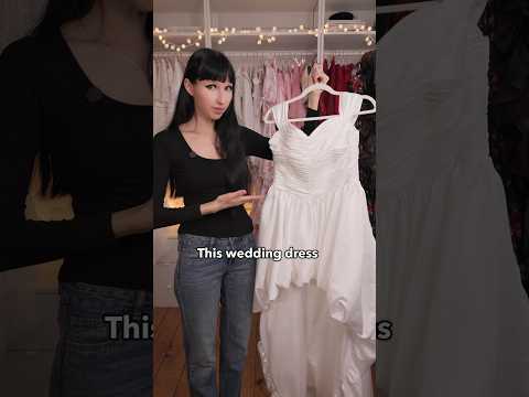 YouTube · andrea's fashion galaxy — Dari gaun pengantin yang terkesan "aneh" jadi gaun cantik untuk acara! Siapa sangka...