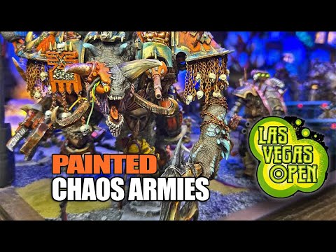 40k's Best Painted Chaos Armies On Display At LVO 2025 – Warhammer Showcase!