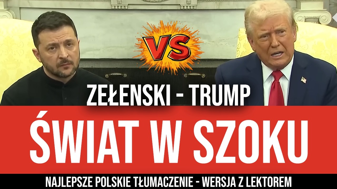 Największa awantura w historii?! TRUMP vs ZEŁENSKI po polsku (najlepsze tłumaczenie)