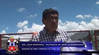 preview picture of video 'SE REINICIA LA OBRA DEL ESTADIO LA BOMBONERA DE SICUANI'