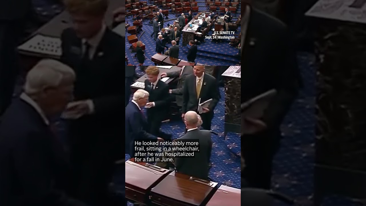 Sen. McConnell returns to Senate after three-month hospitalization