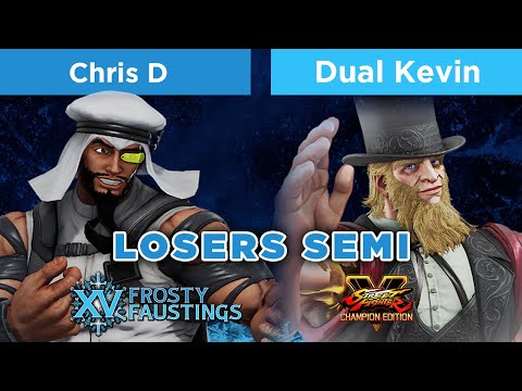 Chris D vs Dual Kevin | Street Fighter V Losers Semis | Frosty Faustings XV