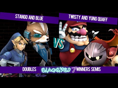 Blacklisted 7 Doubles WS - Stango/Blue (B) vs Twisty/Yung Quaff (R)