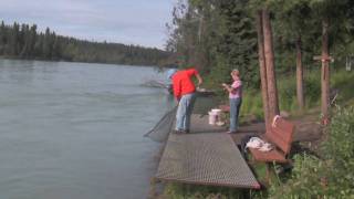 preview picture of video 'Mrs. Pederson catches a Red Salmon'