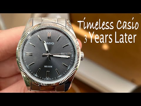 Timeless Black Dial Casio Watch - 3 Years On