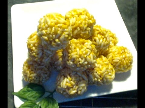 Murmura Laddu-Kid's Friendly-Healthy Alternative for GM Caramel Corn