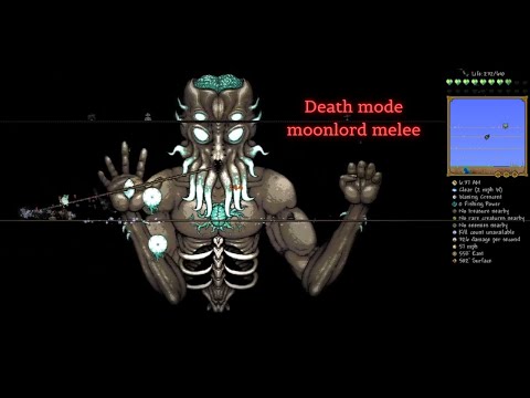 Death mode Moonlord melee (No buffs / no RoD)