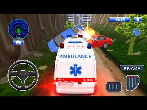 Crazy Ambulance Rescue Service In The Emergency Game - New Ambulance Driving GamePlay 2021