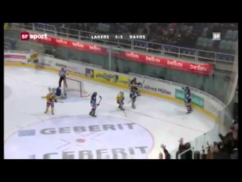 Jason Spezza Nice Assist | Rapperswil-Jona Lakers vs HC Davos | 12/4/12