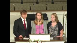 Stanley Heights Baptist Church Aaron & Andrea Mansfield, Jessica Baughman 7-2012.mp4