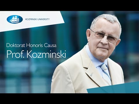 Doktorat Honoris Causa - Prof. Kozminski